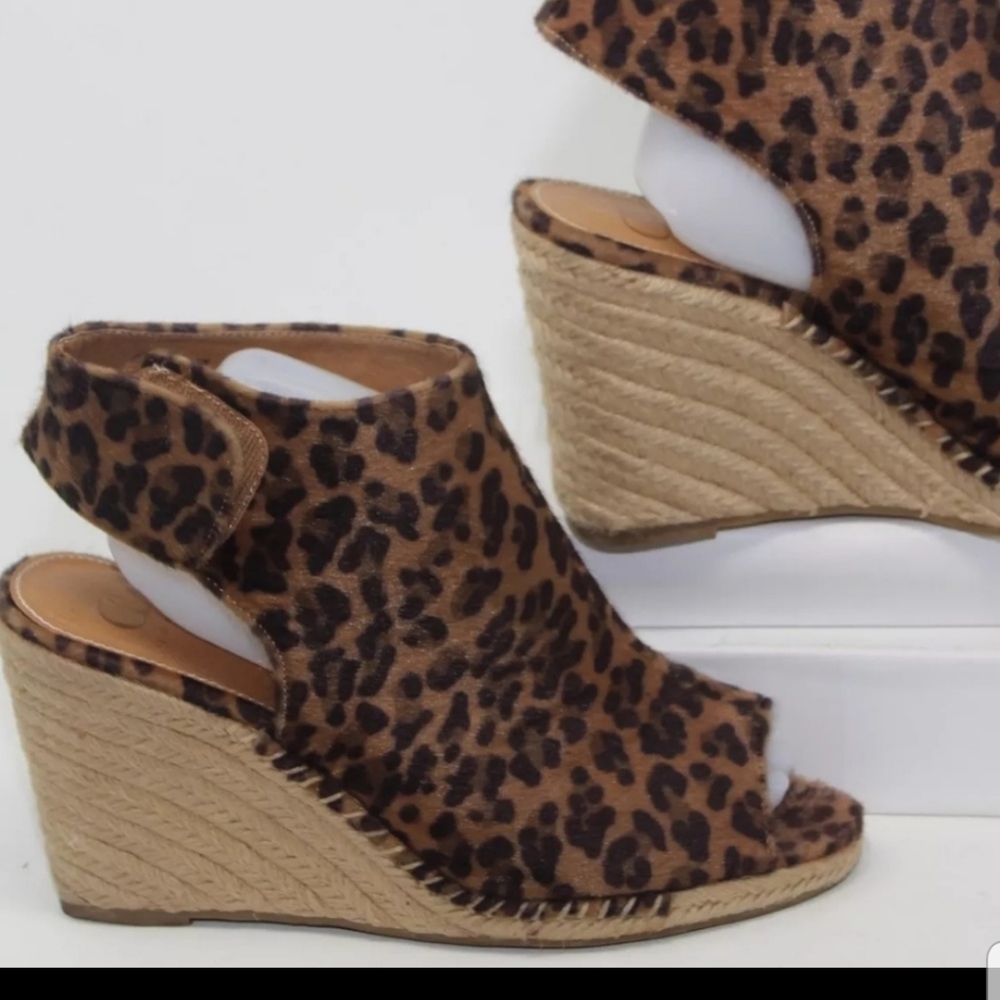 COPY - Kelsi Dagger | Clarabel Hemp Leopard Wedges